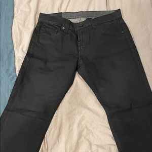 J Brand Kane Men's Black Slim Straight Jeans